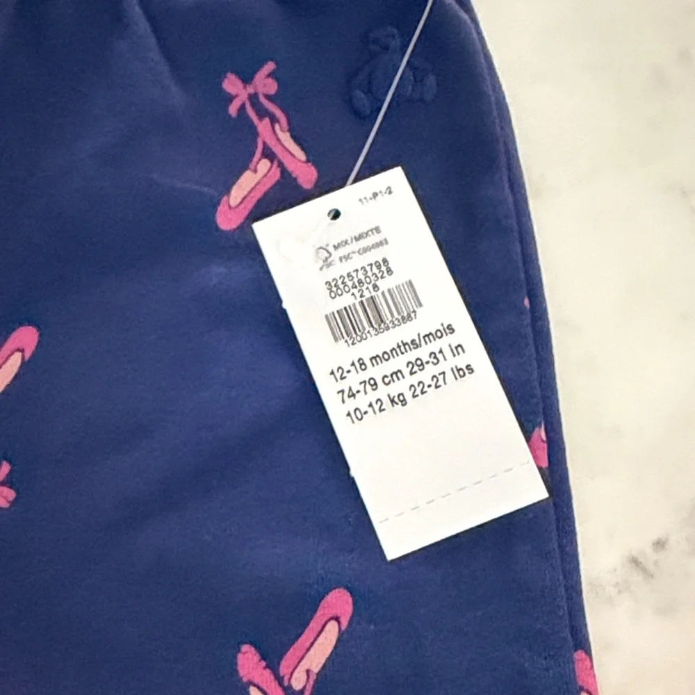 NWT‎ BABY GAP LEGGINGS 12-18m Ballerina